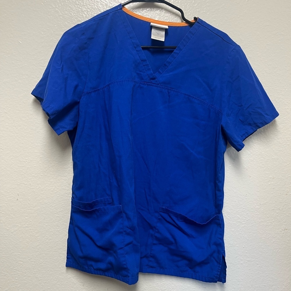 Women’s Blue Scrub Top